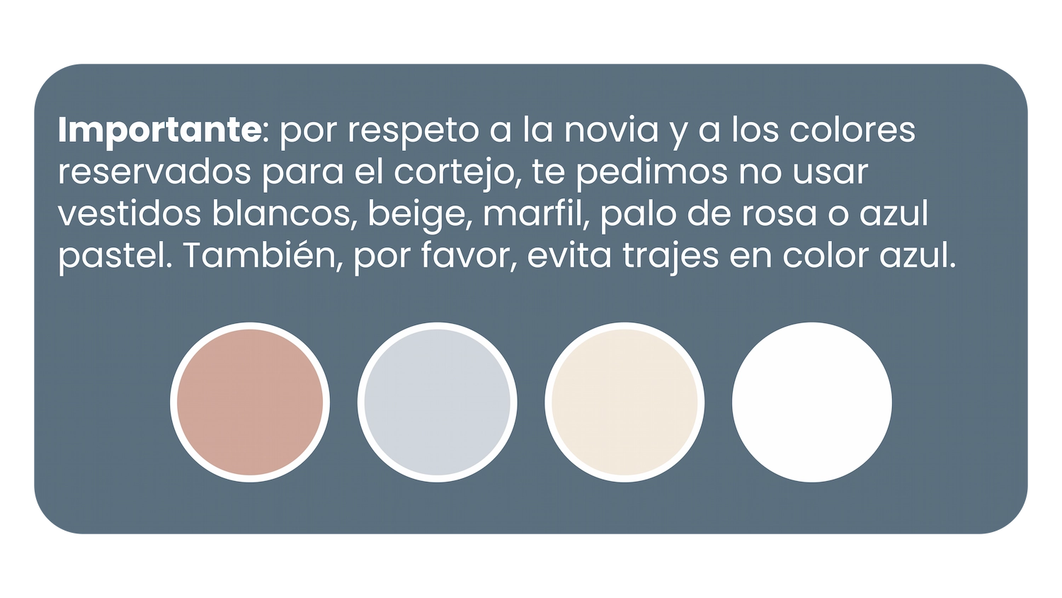 Colores prohibidos